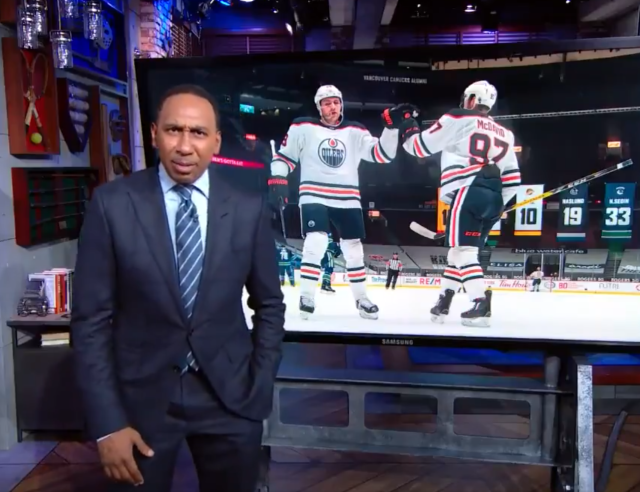 NHL: Stephen A. Smith blasts McDavid, Draisaitl, Oilers after sweep