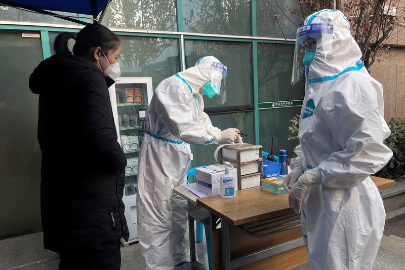 Fever clinic of the Central Hospital of Wuhan