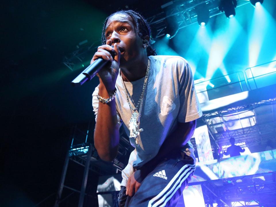 A$AP Rocky performs at The Theater at Madison Square Garden on September 22, 2015 in New York City.