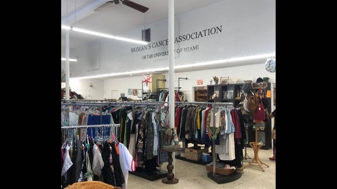 Proceeds from sales at Bargain Box thrift store go to cancer research, patient care and education at Sylvester Comprehensive Cancer Center and UM Miller School of Medicine.