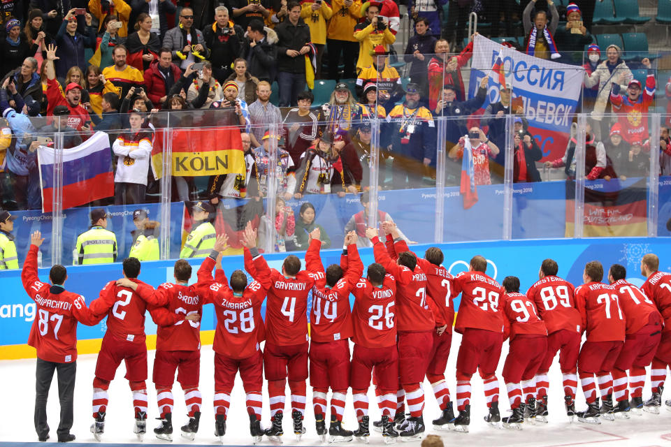 Olympic Athletes from Russia win gold medal game