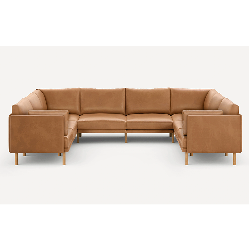 <p><a href="https://go.redirectingat.com?id=74968X1596630&url=https%3A%2F%2Fburrow.com%2Ffield-leather%2F8-piece-u-sectional%3Fsku%3DFLRST-SU-FDL-S8-A2-C0-TN-LW&sref=https%3A%2F%2Fwww.esquire.com%2Flifestyle%2Fg60803363%2Fbest-u-shape-sofas%2F" rel="nofollow noopener" target="_blank" data-ylk="slk:Shop Now;elm:context_link;itc:0;sec:content-canvas" class="link ">Shop Now</a></p><p>Field Leather 8-Piece U Sectional</p><p>burrow.com</p><p>$4949.00</p>