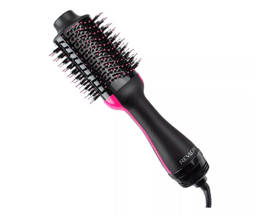 When I tell you this product changed my life, I mean it. This affordable hot brush cut my morning routine in half: It takes me just 10 minutes now to get my hair dry and styled. And I'm not alone. At least 30 of my Instagram followers have messaged me to say they've purchased and now swear by this tool. The price is unbelievable, too. - Jamie Feldman, fashion, lifestyle and personal reporter &lt;br&gt;&lt;br&gt;<strong><a href="https://www.target.com/p/revlon-oval-one-step-hair-dryer-38-volumizer-black/-/A-50854658" target="_blank" rel="noopener noreferrer">Get the Revlon Salon One-Step Hair Dryer and Volumizer from Target for $59.99.﻿</a></strong>
