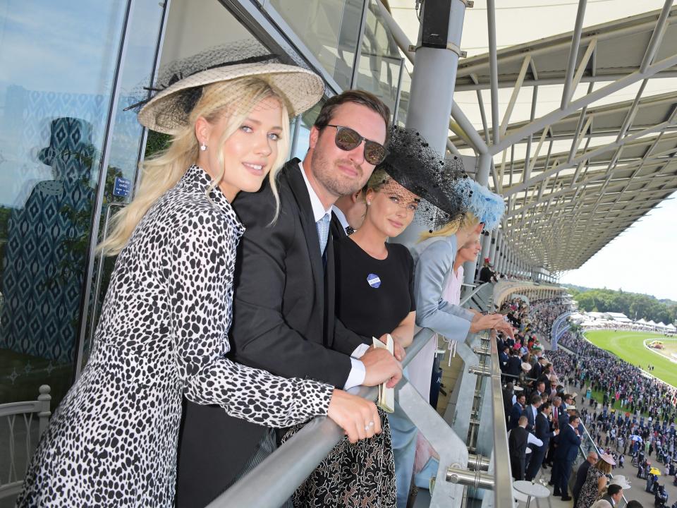 Amelia Spencer and Eliza Spencer attend Royal Ascot 2022 at Ascot Racecourse on June 15, 2022 in Ascot, England.