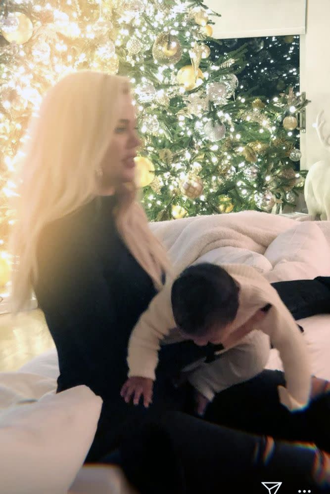 Khloé Kardashian Shares Adorable Holiday Photos of True