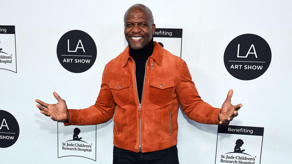 Terry Crews attends the 2023 LA Art Show opening night premiere party benefiting St. Jude Children's Research Hospital at Los Angeles Convention Center on February 15, 2023 in Los Angeles, California.
