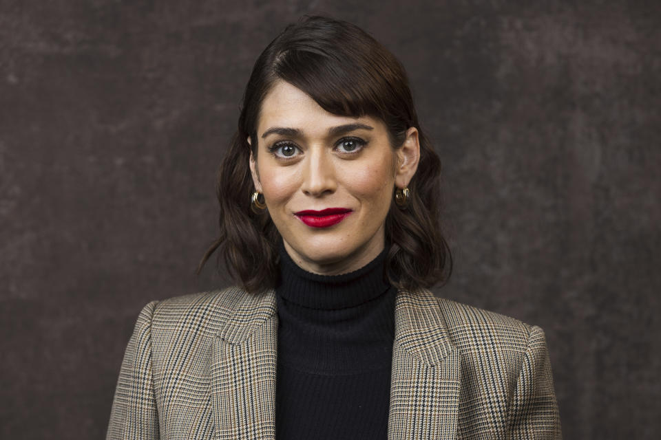 FILE - Lizzy Caplan, a cast member in the Paramount+ television series "Fatal Attraction" poses for a portrait during the Winter Television Critics Association Press Tour on Jan. 9, 2023, in Pasadena, Calif. (Willy Sanjuan/Invision/AP, File)