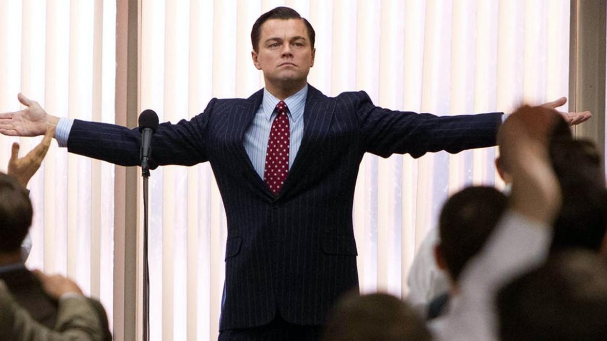  Leonardo DiCaprio in The Wolf of Wall Street. 