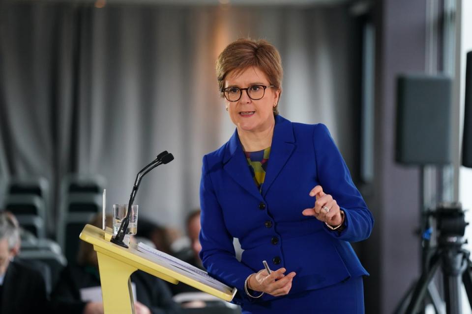 Sturgeon became the youngest ever parliamentary candidate in Scotland at the 1992 general election (at the tender age of 21) (PA Wire)