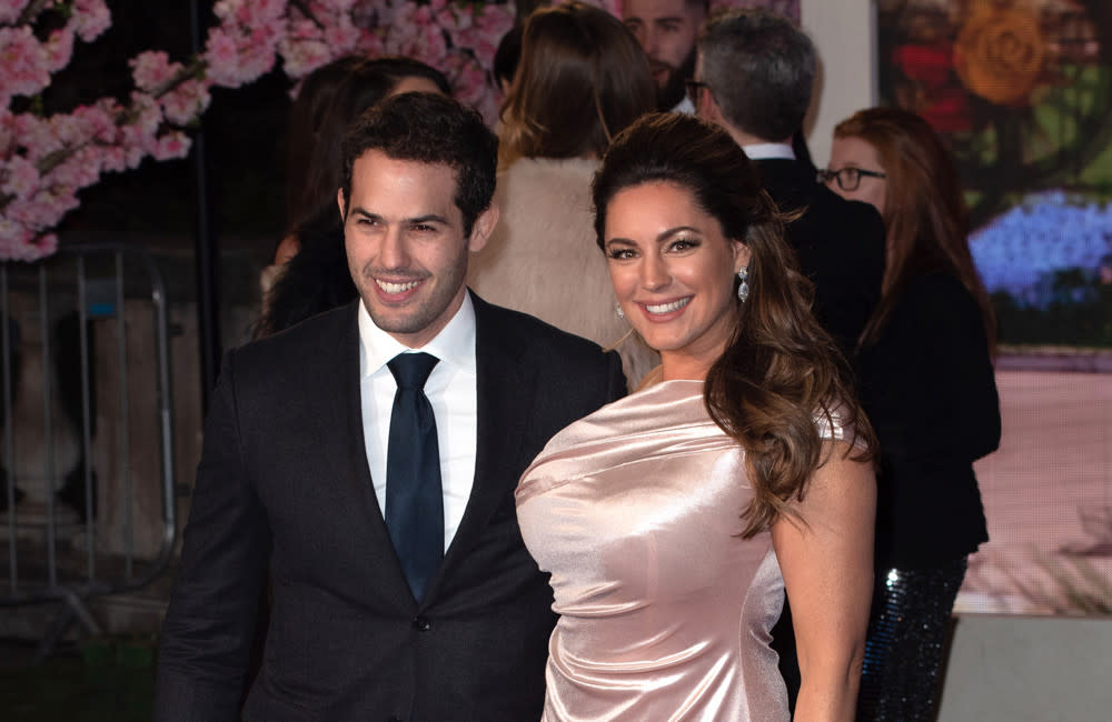 Kelly Brook and her husband Jeremy Parisi  have been filming a new TV show in Italy credit:Bang Showbiz