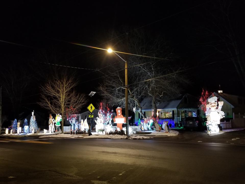 Prior year's winner of the Citywide Neighborhood Committee's Holiday Lights Contest.