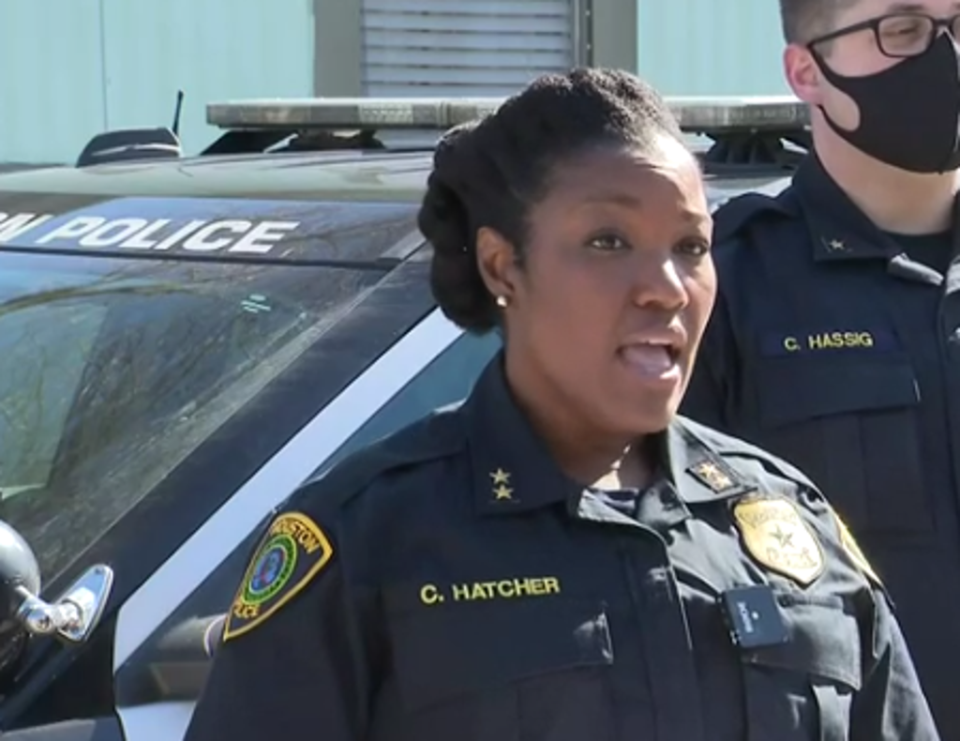 Investigators said the infant was found buried in Southwest Houston (Screengrab/Video)