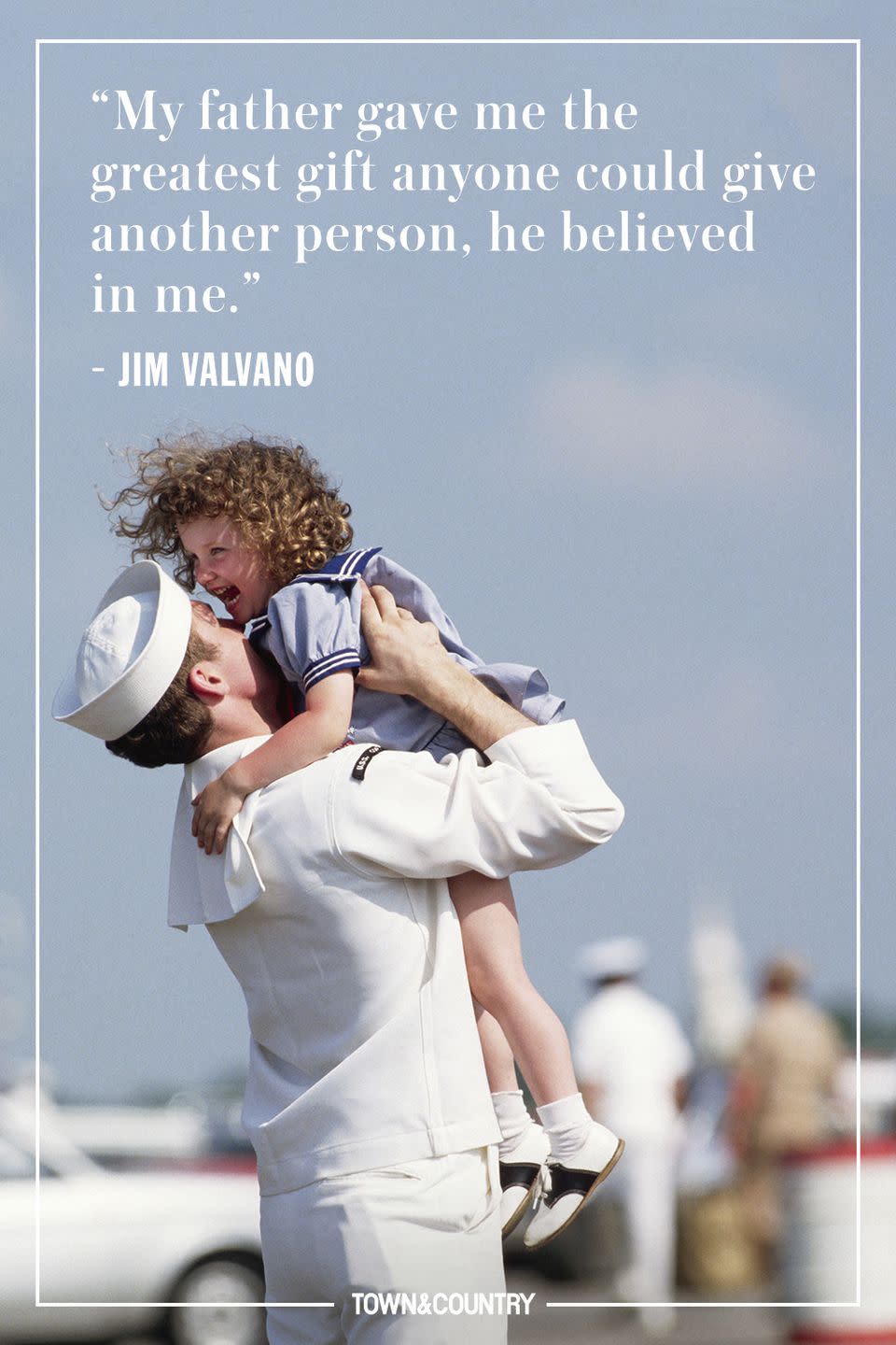 <p>"My father gave me the greatest gift anyone could give another person, he believed in me."</p><p>- Jim Valvano</p>