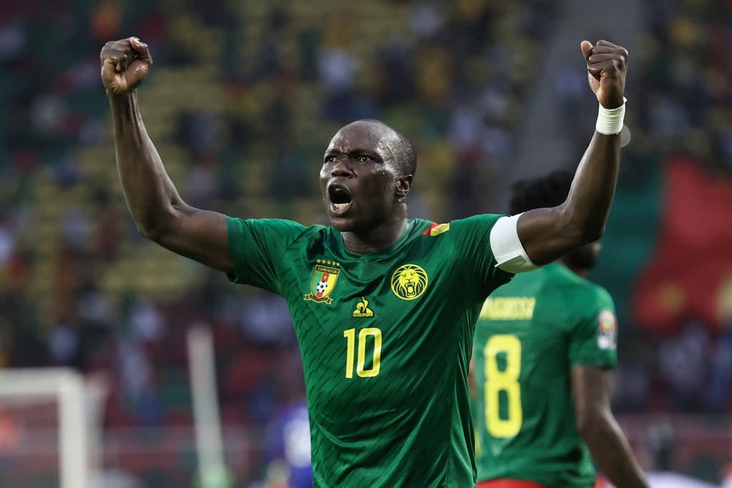  Vincent Aboubakar struck twice for Cameroon   (AFP via Getty Images)