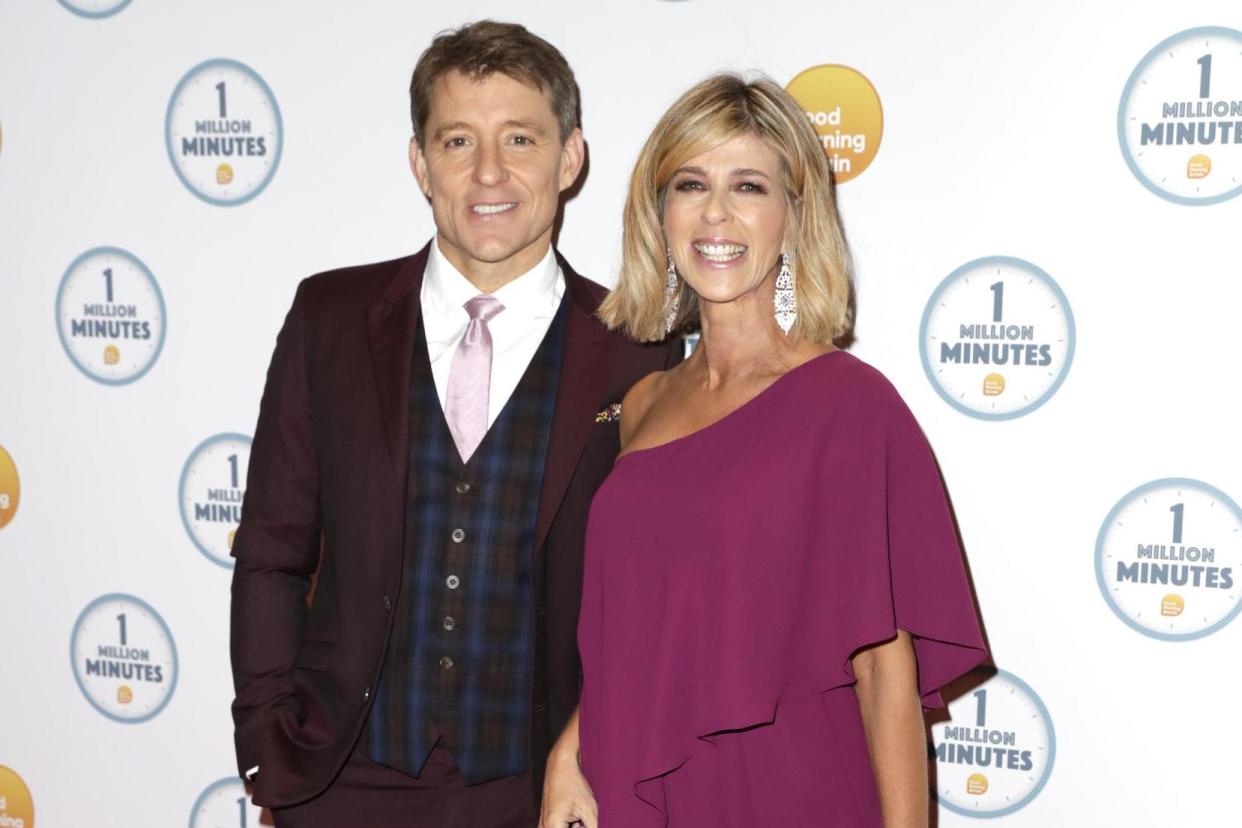 Good friends: BEn Shephard and Kate Garraway at a GMB event in January: Getty Images