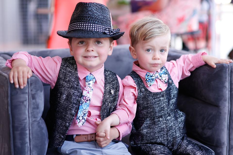 Cutest kids at Stakes Day