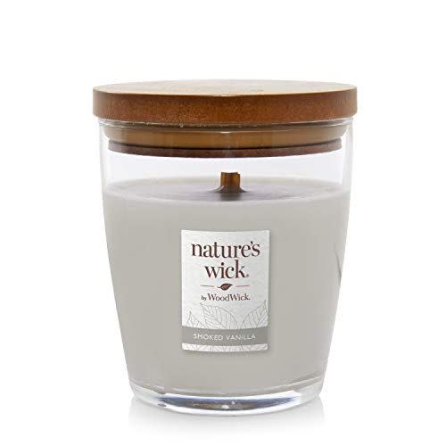 <p>Nature's Wick Smoked Vanilla Scented Candle, 10 ounces</p><p>amazon.com</p><p>$14.55</p><p><a href="https://www.amazon.com/dp/B08846FP4L?tag=syn-yahoo-20&ascsubtag=%5Bartid%7C10049.a.40604058%5Bsrc%7Cyahoo-us" rel="nofollow noopener" target="_blank" data-ylk="slk:Shop Now;elm:context_link;itc:0;sec:content-canvas" class="link ">Shop Now</a></p><span class="copyright">amazon.com</span>