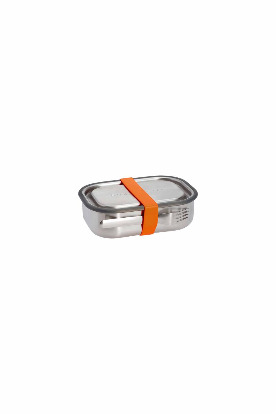 4) Black + Blum Orange Stainless Steel Lunch Box