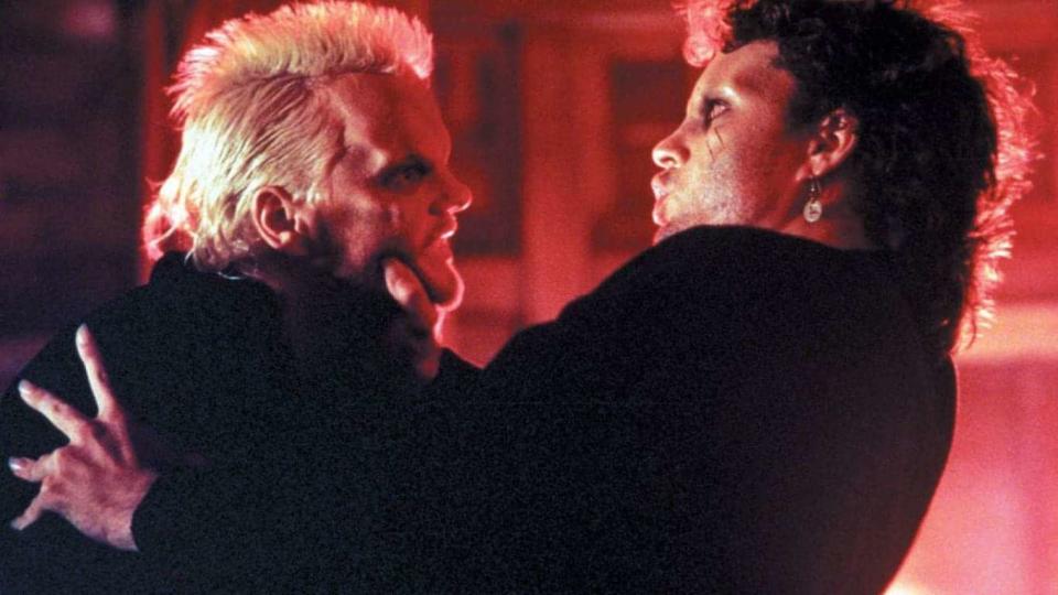 Michael and David fight in the Lost Boys' epic finale.