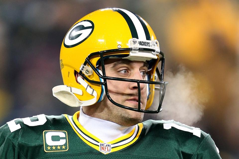 <b>No. 1 Aaron Rodgers:</b> <br>$22,000,000 for the 2013 season<br> $184,873.94 per day<br> $7,703 per hour<br> $128.38 per minute<br> $2.14 per second