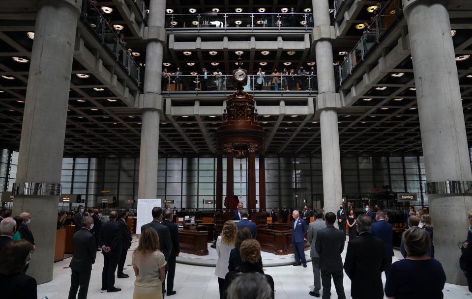 The Lutine Bell inside Lloyds of London (PA Archive)