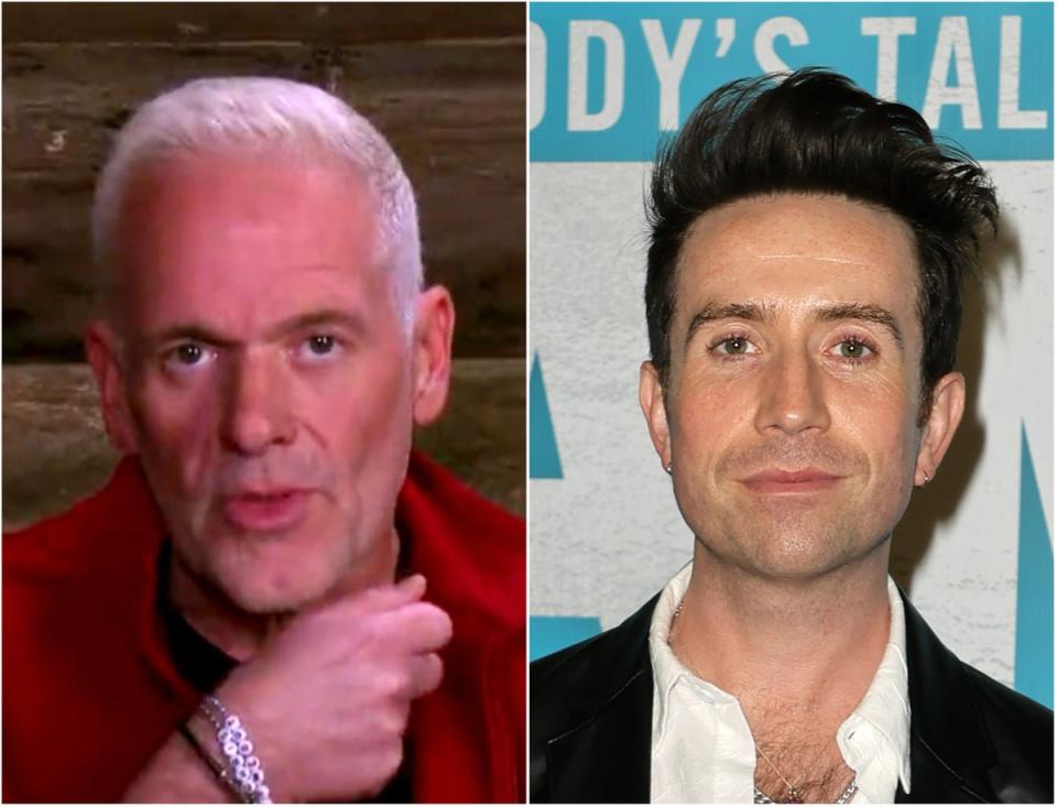 Chris Moyles (left) and Nick Grimshaw (ITV/Getty Images)