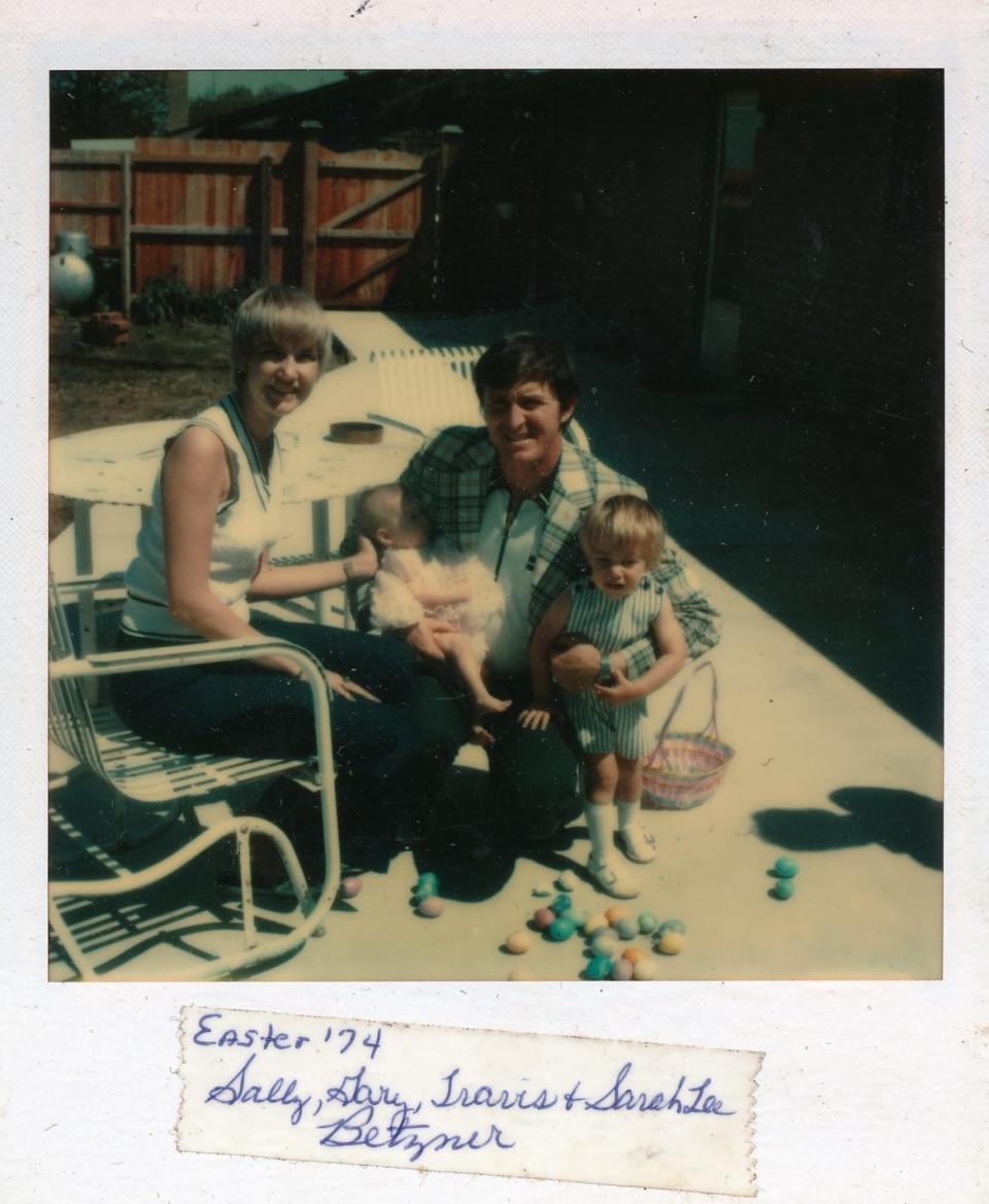 <div class="inline-image__caption"><p>Gary Betzner with his family in 1974</p></div> <div class="inline-image__credit">HBO</div>