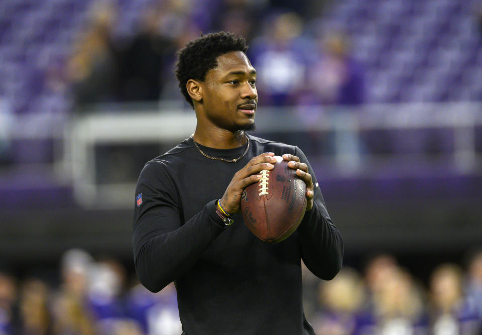 The Buffalo Bills acquired Stefon Diggs during free agency, but had to give up their first-round NFL draft pick. (Photo by Stephen Maturen/Getty Images)