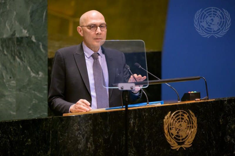 Volker Türk, United Nations High Commissioner for Human Rights, has called from an independent investigation into reports of mass graves found at two hospitals in Gaza. He also reiterated warnings to Israel to not go ahead with an expected ground invasion of Rafah in Southern Gaza. Photo by UPI