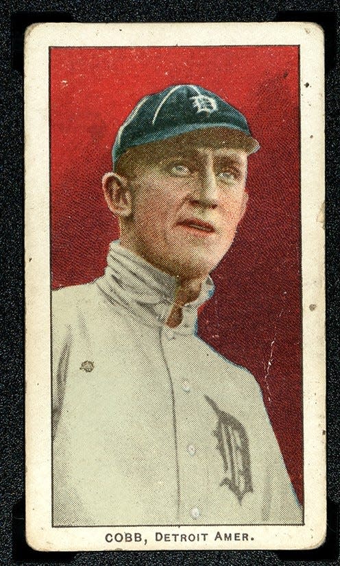 Ty Cobb and other Hall of Famers are among the baseball cards available in an auction May 4 being hosted by Paul McInnis Auctioneers, as well as comic books and other collectibles.