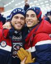 <p>Gus Kenworthy USA, free skiing: The #OpeningCeremony is a wrap and the 2018 Winter Olympic Gaymes are officially under way! I feel incredibly honored to be here in Korea competing for the US and I’m so proud to be representing the LGBTQ community alongside this amazing guy! Eat your heart out, Pence. #TeamUSA #TeamUSGay ️‍(Photo via Instagram/guskenworthy) </p>