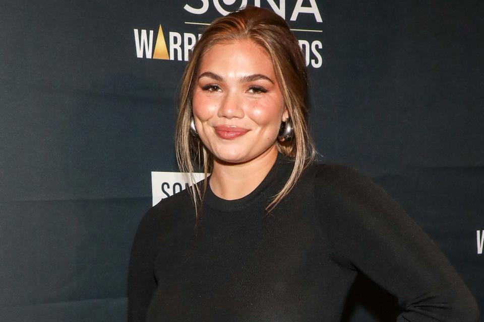 <p>Paul Archuleta/Getty</p> Abby Anderson attends the SONA Warrior Awards at the 1 Hotel West Hollywood in October 2023