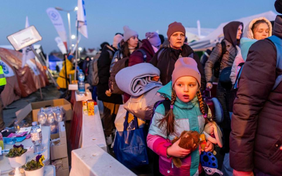 Ukrainian refugees - Wojtek Radwanski/AFP via Getty Images