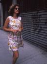 <p>Julia Roberts out for walk in New York City in 1991. </p>