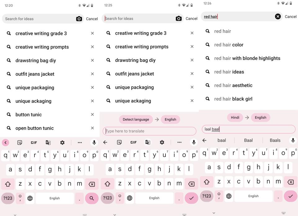 How to translate as you type in Gboard