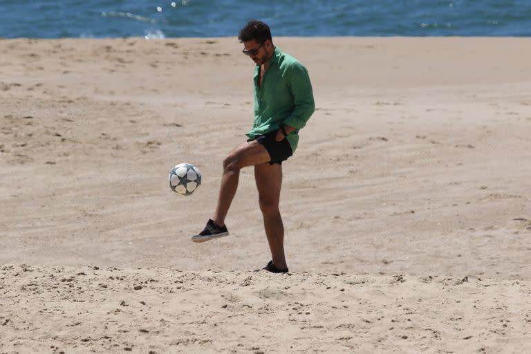 El Cholo no se resistió a la pelota