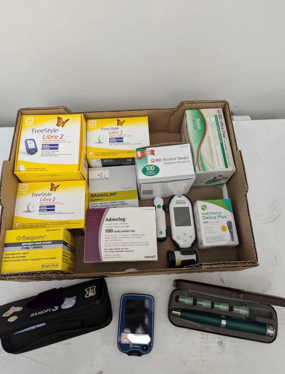 Mathison's nine year old was recently diagnosed with Type 1 diabetes. At the time the family had to purchase a starter kit of supplies. She estimates these initial supplies, containing insulin and a continuous glucose monitoring system, cost approximately $400. The family's monthly costs for medication and supplies ring in at about $600.