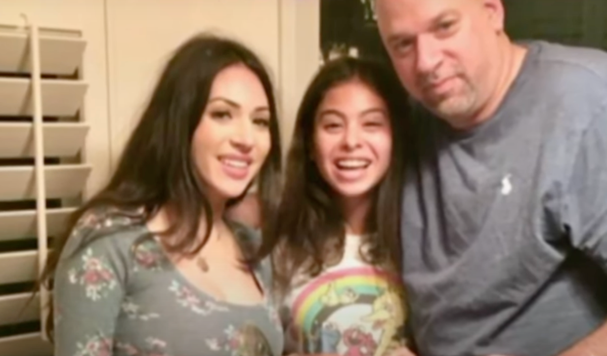 Jonathan Marcu, with his two daughters Hayley and Caroline, is planning to sue Spirit Airlines after being falsely accused of human trafficking (Courtesy of Jonathan Marcu)