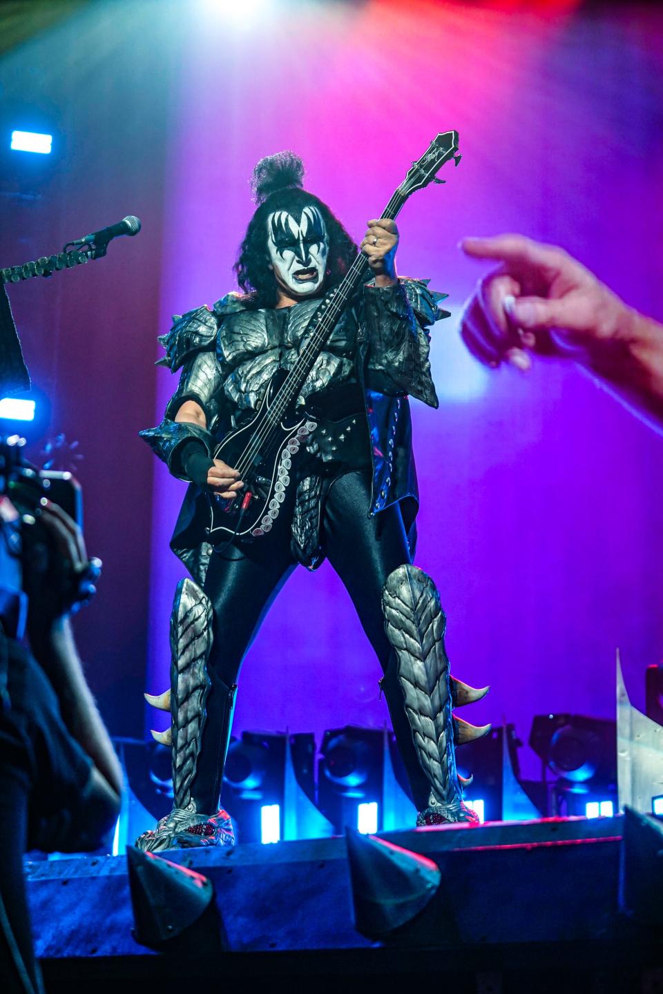 The band 'Kiss' brings 'The End of the Road World Tour' to Gainbridge Fieldhouse on Saturday, Nov. 25, 2023, in Indianapolis.