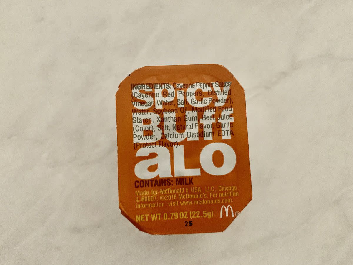 McDonald's Buffalo sauce