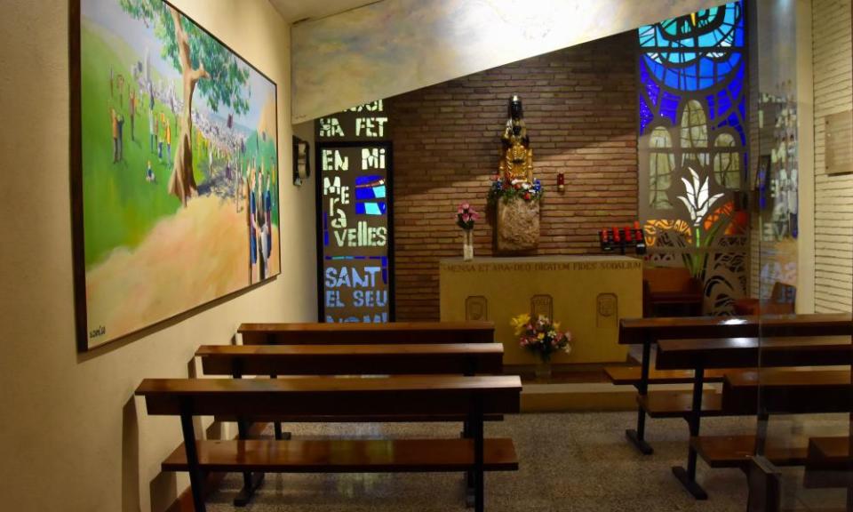 The chapel inside the Camp Nou