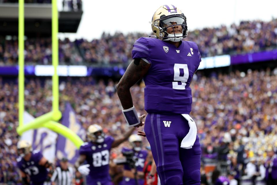 Michael Penix Jr. may have jumpstarted his Heisman campaign by leading Washington to a huge win over Oregon.