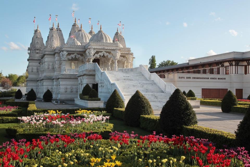 More than 80,000 jabs to date have been administered at Neasden Temple in north-west London. (BAPS Swaminarayan Sanstha, UK)