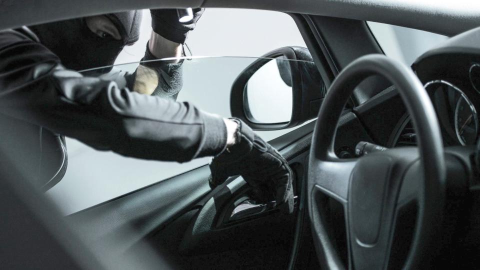 Most thefts occur when vehicles and homes are left unlocked.