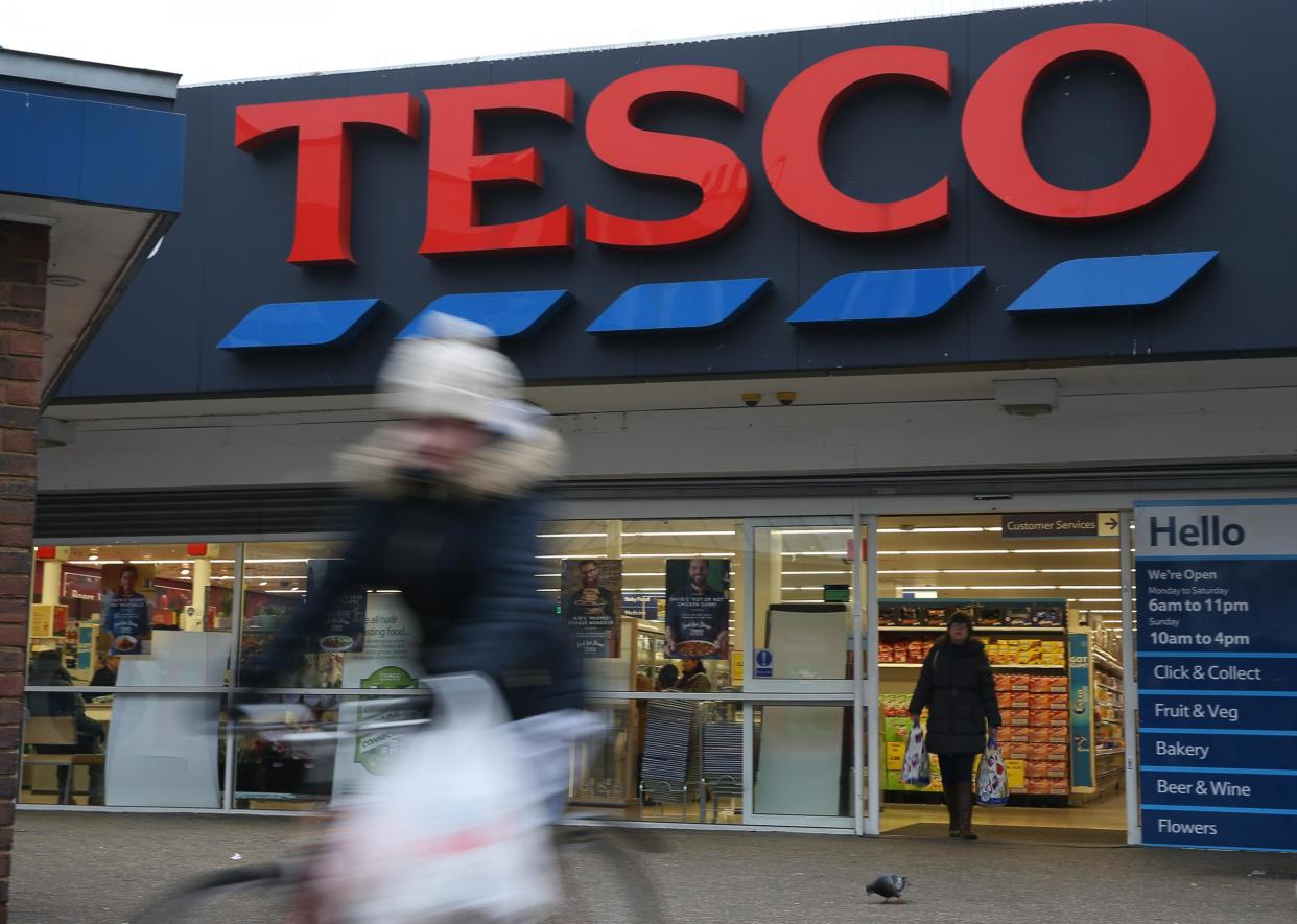 Tesco saw 369,000 more shoppers walk through its doors in the past three months: AFP/Getty Images