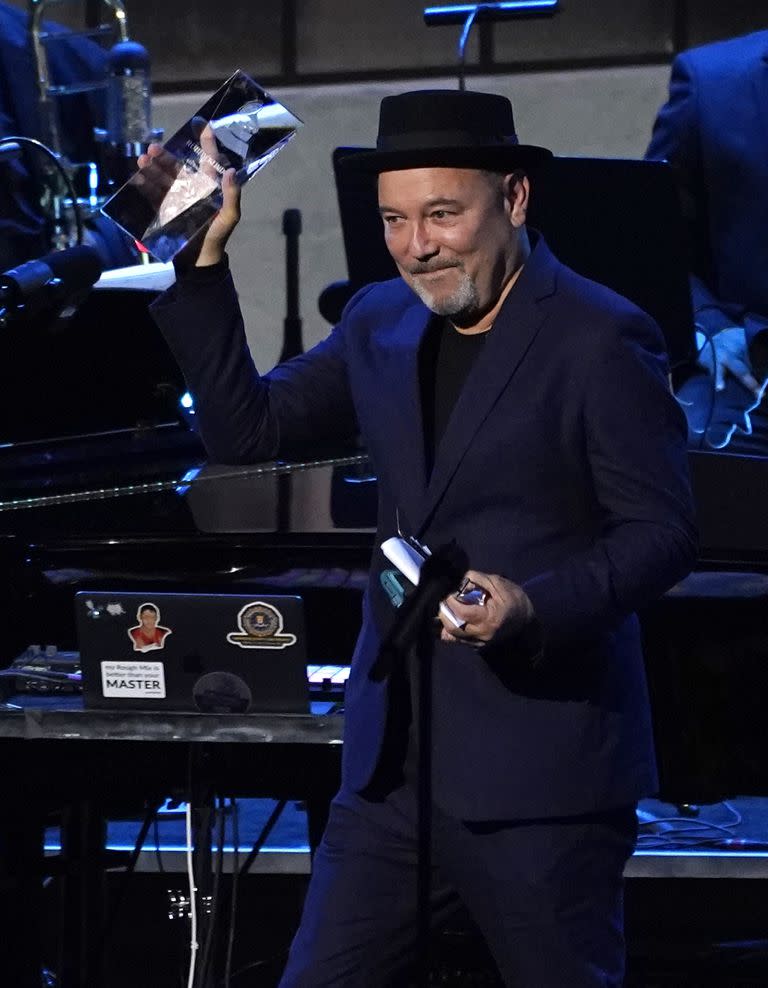 Rubén Blades cuando fue galardonado como Persona del Año en los Latin Grammy
