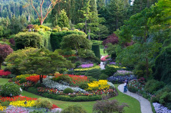 Butchart Gardens in British Columbia, Canada