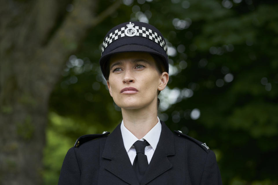 Charley Webb as WPC Anna Lawson.