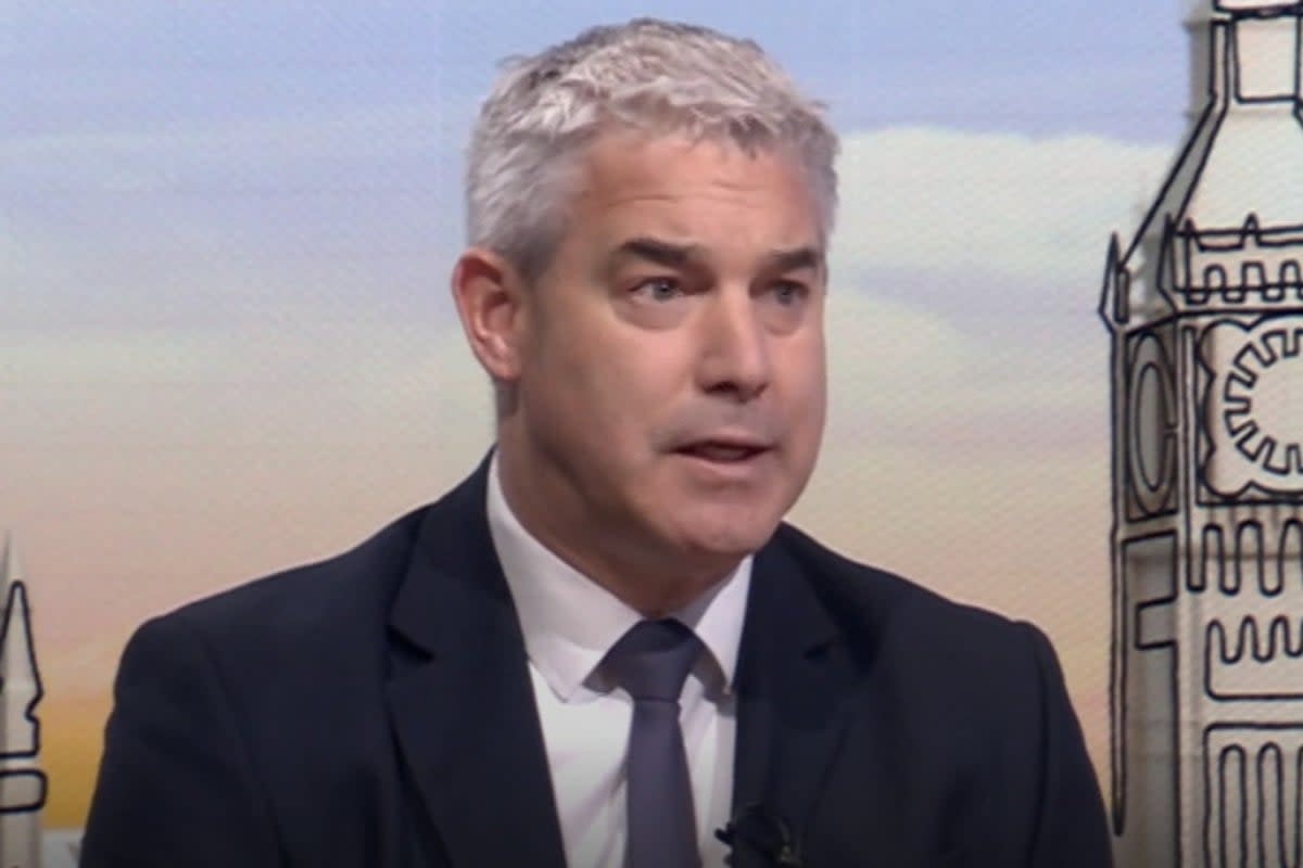 Steve Barclay defended plans for the NHS announced in the Autumn Statement (BBC)