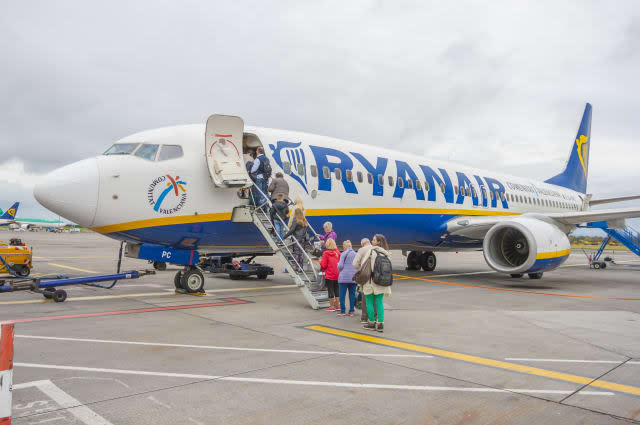 Ryanair reduced hand luggage allowance on flights